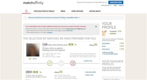 MatchAffinity review: registration, subscription & support service